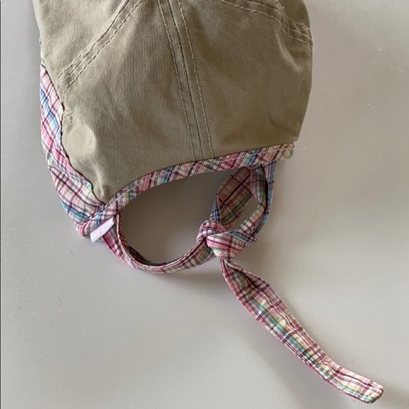 LADY HAGEN PLAID PATTERN WITH TIE OFF BACK TIES CAP/HAT - Picture 6 of 8